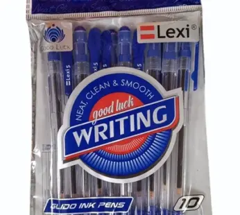 LEXI PEN BLUE 10 PCS